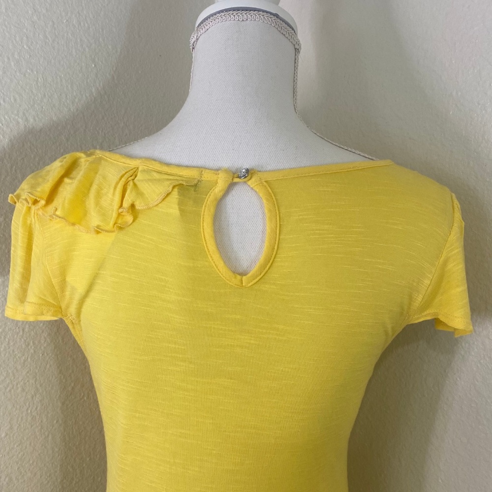 Yellow Ruffle Top - Picture 6 of 9
